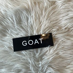 GOAT sticker authentic from GOAT website